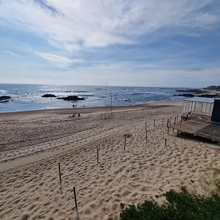 公寓 Azulmaris - Direkt Am In Cha - Terrasse Und Meerblick Vila Cha (Porto)